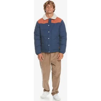 Pánské oblečení Quiksilver Vatovaná bunda The Puffer Jckt EQYJK03981 Tmavomodrá Regular Fit XXL