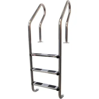 Bazénové schůdky PWS - Professional Water System Bazénové schůdky 3 stupně MIXTA Into Concrete AISI 304