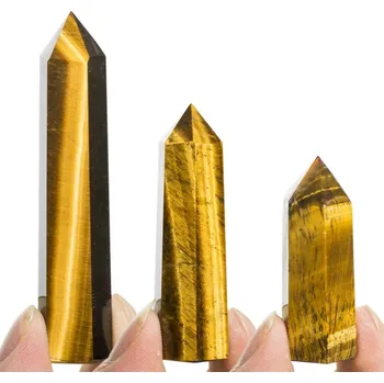 Přírodní kámen Tygří oko přírodní kámen | minerální kámen dekorace - Kámen tygřího oka , 50-60 mm