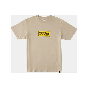 Pánské tričko DC Shoes T-Shirt Happy Hour Tees ADYZT05293 Béžová Regular Fit L