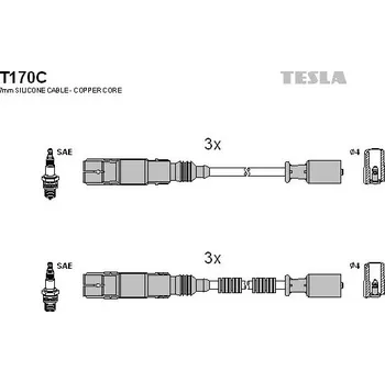 Autoelektrika Sada kabelů pro zapalování TESLA T170C