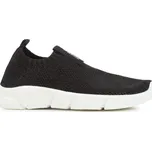 Dívčí boty Geox J ARIL G. E - SHINY KNITT 37 Černá, Bílá