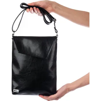 Kabelka Dámská kabelka Malá Dafné - černá | Koženková dámská kabelka | česká výroba