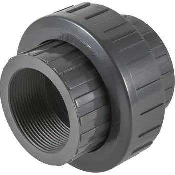 PWS - Professional Water System PVC tvarovka - Šroubení 63 mm, 1x lepený spoj, 1x vnitřní závit