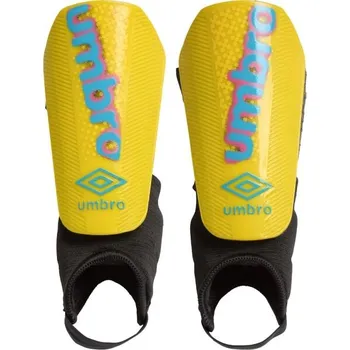 Chránič nohou Dětské fotbalové chrániče Umbro STRATUS GUARD W/ANKLE SOCK - JNR XS Žlutá, Světle modrá, Světle zelená