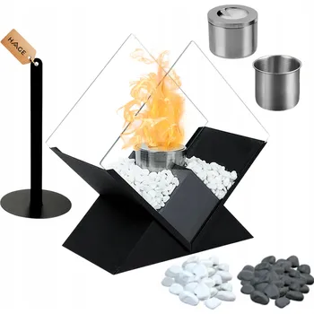 Biokrb Volně stojící biokrb HAGE 19 x 27,3 x 14,3 cm černý