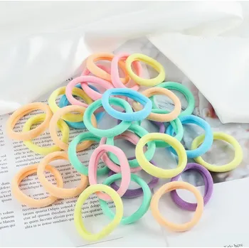 Gumičky do vlasů 30/50 ks | elastické gumičky | barevné gumičky - 50ks barevné