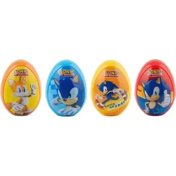 Dřevěná hračka Plastové vajíčko s překvapením Sonic