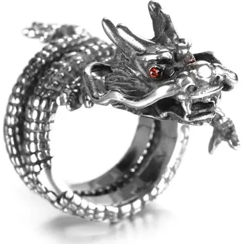 Prsten Dračí prsten nastavitelný | retro šperk, kouzelný prsten - C032