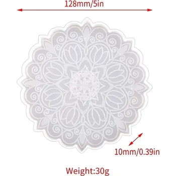 Forma na pečení Mandala forma z odolného silikonu | forma na beton, forma na epoxid - MD3466