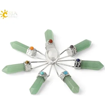 Minerální talisman pro meditaci a energii | přírodní kameny, meditační pyramida - Zelený avanturín