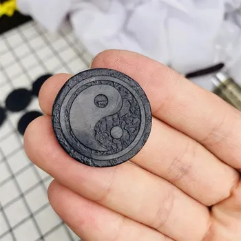 Šungitová destička na mobil s 3D vzorem | šungit kámen, ochranná destička - 6