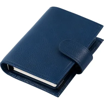 Diář Kožený kapesní diář A7 | plánovací diář | zápisník kožený - Indigo