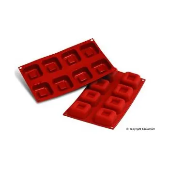 Forma na pečení Silikomart Silikonová forma Big Square Savarin (8 ks)