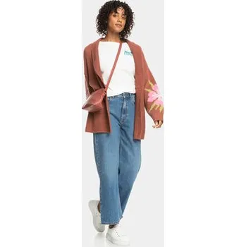 Dámský svetr Roxy Kardigan Hand On Heart Swtr ERJSW03584 Oranžová Regular Fit M