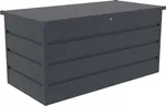 Zahradní truhlík kov 1072 l šedý