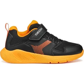 Chlapecké tenisky Dětská vycházková obuv Geox J SPRINTYE B. A 31 Černá, Oranžová