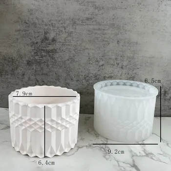 Silikonová forma pro DIY tvoření | silikonová forma | DIY květináč, svícen - Diamond Jar