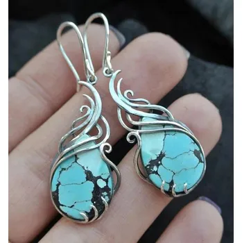 Náušnice Vintage náušnice visací | dámské náušnice, módní šperky - x201