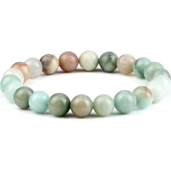 Náramek Stylový unisex náramek | pánské šperky | tibetské náramky - Amazonit