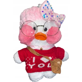 plyšák 30cm Lalafanfan žlutá kachna plyšová hračka