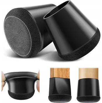 Podložka pod nábytek GUMOVÉ NÁSTAVCE S FILCEM NA NOHY ŽIDLÍ A NÁBYTKU 15-20mm, OCHRANNÉ KRYTKY 24x