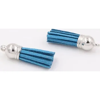 50 ks Kožené třásně na klíče | přívěsek na klíče | třásně na výrobu šperků - 15