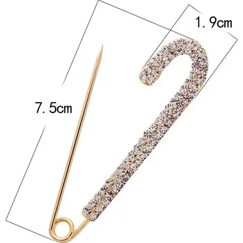 Brož Minimalistická dámská brož | Elegantní brož, kovová brož - XZ08