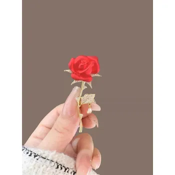 Brož Brož s krystaly | Luxusní brož, ozdobná brož - XZ270