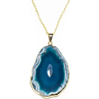 Přívěsek Magický přívěsek z přírodního kamene | přírodní šperky - Modrý