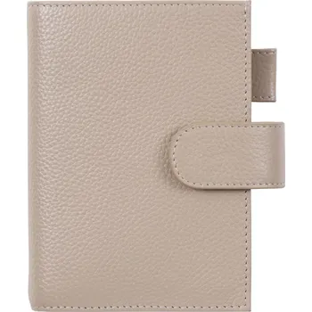 Zápisník Luxusní obal na zápisník | kožený organizér, obal na zápisník - Oblázková taupe