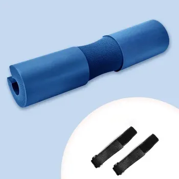 Ochranný návlek na činku pro posilování | Fitness podložka, vzpěračská ochrana 1+2 ks - Modrý