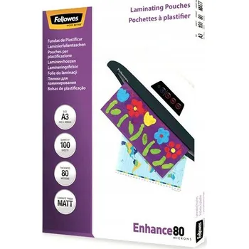 Laminovací fólie Fólie pro laminování, matná, tuhá, A3 Fellowes