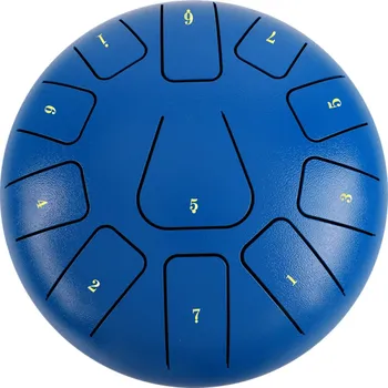 Ocelový meditační buben 8 palců | meditační bubínek, handpan buben - Styl 1