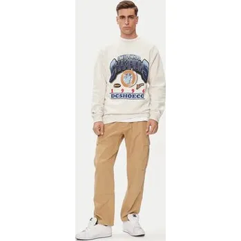 Pánská mikina DC Shoes Mikina Mvp Crew ADYSF03121 Écru Relaxed Fit XXL