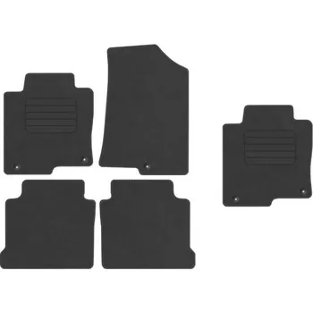 autokoberec Kobercové rohožky Edecor velurové 5 ks