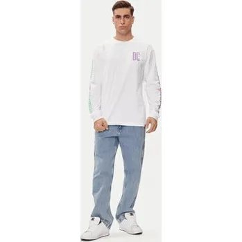 Oblečení a móda DC Shoes S dlouhým rukávem Sportster Hls ADYZT05371 Bílá Regular Fit XL