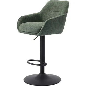 Barová židle Designová barová židle Sanjaya lesnická zelená