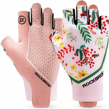 Cyklistické rukavice Cyklistické rukavice krátké MTB silniční fitness lehké ROCKBROS S340-2 S