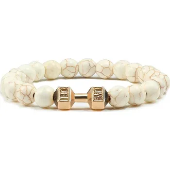 Náramek Stylový korálkový náramek s nastavitelnou délkou | náramek pro muže, náramek pro ženy s činkou - Žlutá linie-G