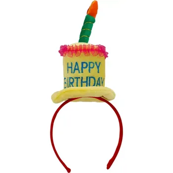 Party dekorace Čelenka Happy Birthday dort