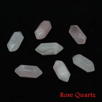 Přívěsek Přívěsek s přírodním kamenem | krystal přívěsek | přívěsek z přírodního kamene - Rose Quartz , 1 KS