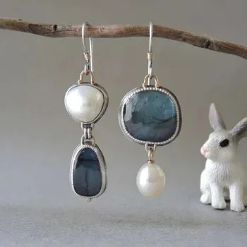 Náušnice Vintage náušnice visací | dámské náušnice, módní šperky - s-11