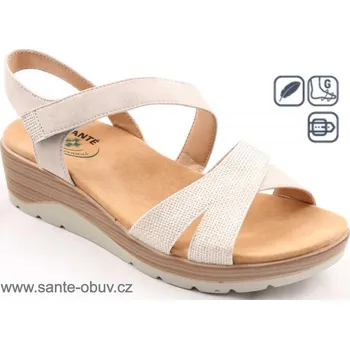 Dámská zdravotní obuv SANTÉ CR/26569 BEIGE vych. obuv vel.37-41, --- - 39