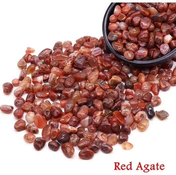 Přírodní kameny pro dekoraci | dekorativní kameny | harmonizační krystaly - Červený achát , 20 g