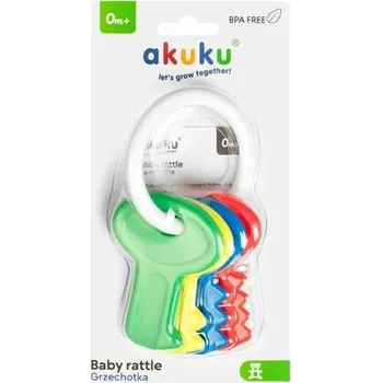 Hračka pro kojence AKUKU Chrastítko pro miminko - Klíče barevné
