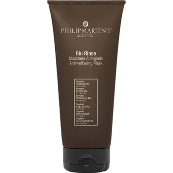 Modrá maska na vlasy proti žlutým tónům BLU RINSE Philip Martin's Obsah: 200 ml