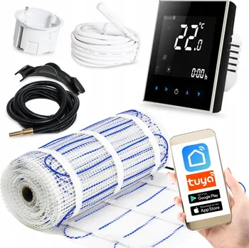 Topná rohož VYHŘÍVACÍ PODLOŽKA SADA | 24 m2 T2 WIFI KIT