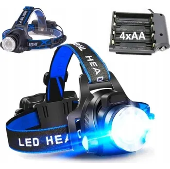 Čelovka VÝKONNÁ LED ČELOVKA VODĚODOLNÁ 3 REŽIMY PRO