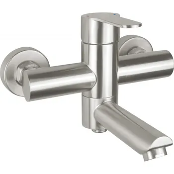 Vodovodní baterie DEANTE - Lupo broušený satin - Vanová baterie BLU_F10M